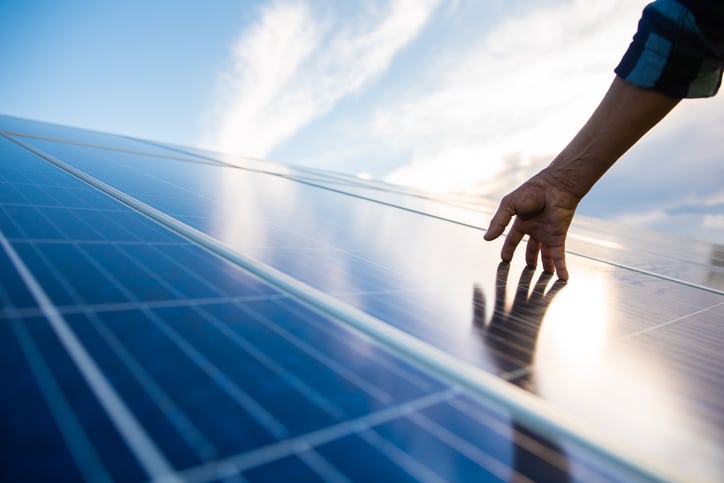 A commercial solar panel farm is a great way for utility services to offer cleaner energy.